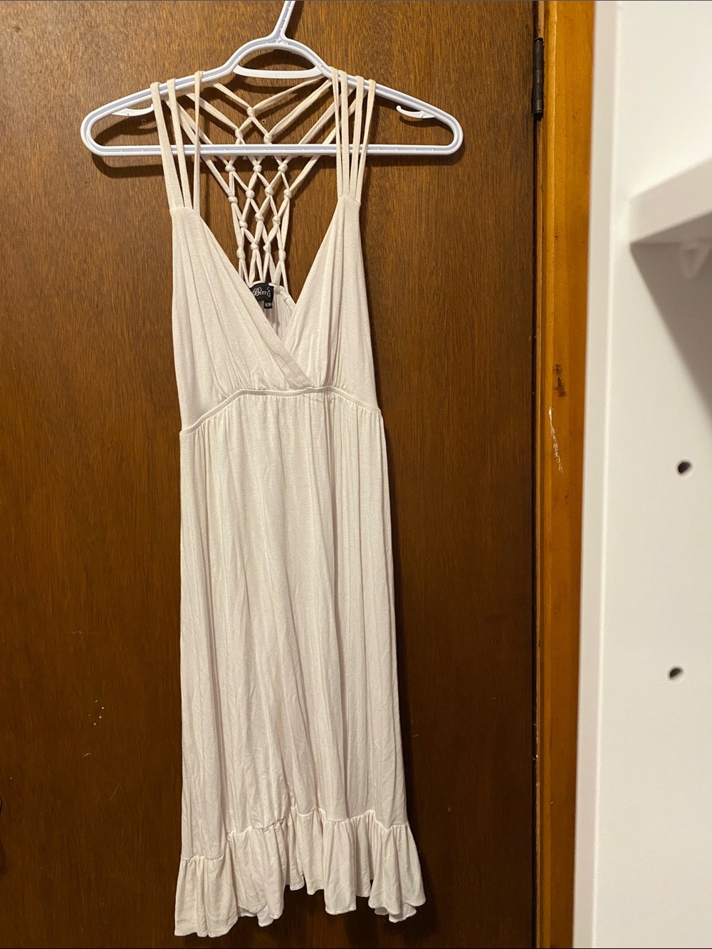 Y2K white sundress